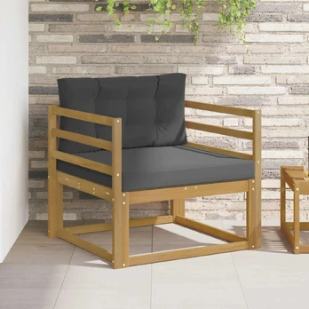 Lauko Vidurinis Sofa Poliesteris Balta