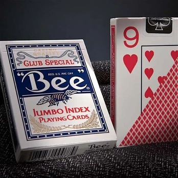 Pokerio kortos Bee Jumbo