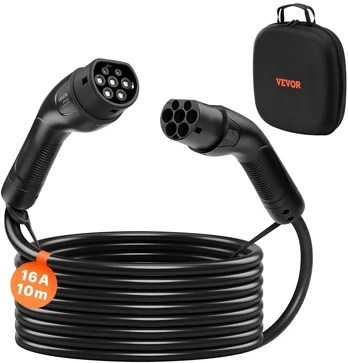 EV įkrovimo kabelio ilgintuvas. 16 A. 10 m. iki 11 kW. Type 2. IP65