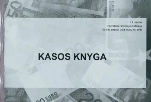 Kasos knyga (per dieną), A4, horizontali (31x2 lapų)  0720-030