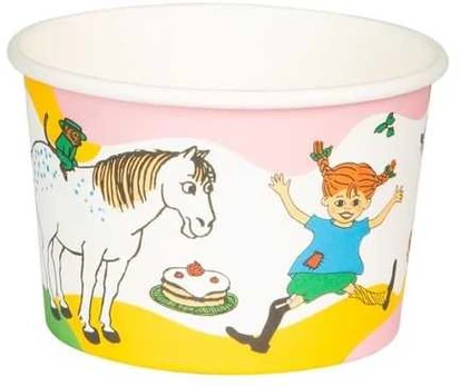 Hisabjoker Ab Pippi Langstrømpe isbægre, 8 stk