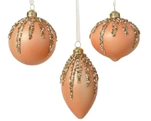 Eglutės žaisliukas Peach, 8 cm, stiklas kaina