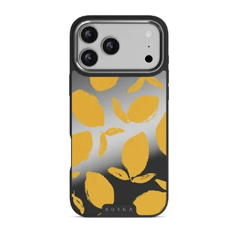 Lemon Tart - iPhone 17 Pro Max Case, Elite Mirror Dark (MagSafe) / Silver