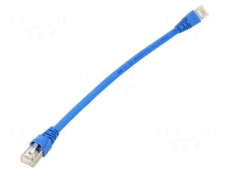 Patch cord | S/FTP | Cat 6a | RJ45 plug,both sides | stranded | Cu