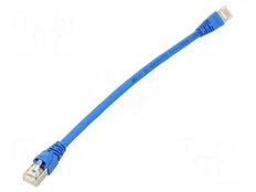 Patch cord | S/FTP | Cat 6a | RJ45 plug,both sides | stranded | Cu kaina