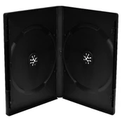 MediaRange DVD Leerbox 50pcs Double juodas kaina