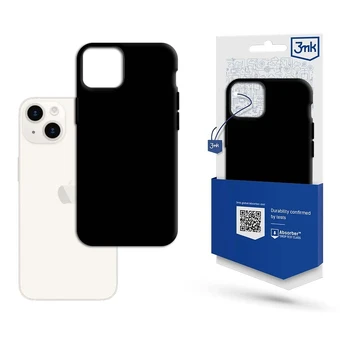 3mk matinis dėklas iPhone 15 6,1 juodas
