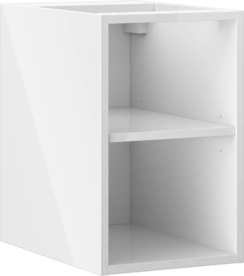 Mexen Box-A spintelė su lentyna, 30 cm, Baltas glossy