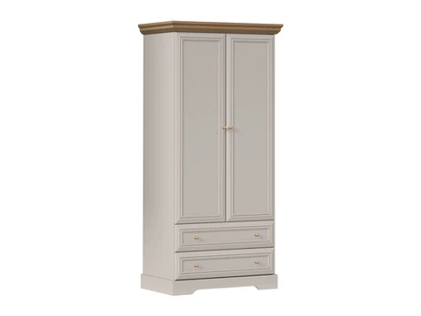 Spinta Kora Plus KS1, 88.5x55x188.2 cm, pilka/ruda
