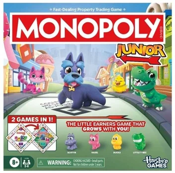 Hasbro Monopoly Junior 2 In 1 Refresh SE/FI
