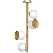 LED lubinis šviestuvas Kupolas, vertikalus, 73 cm, baltas
