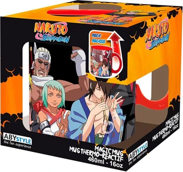 Naruto Shippuden puodelis su karščio efektu, 460ml