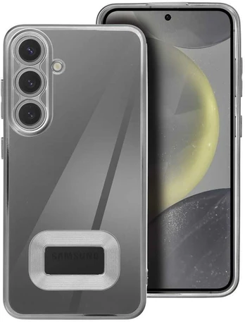 GLAM dėklas SAMSUNG S25 Plus sidabrinis