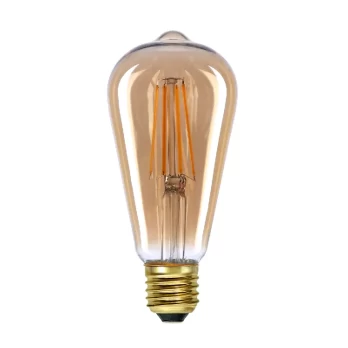 Lemputė E27 6W 2200K 3S Dimm Amber R64mm