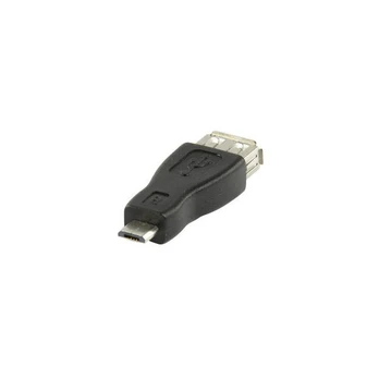 Adapteris - perėjimas USB A lizdas -> microUSB kištukas