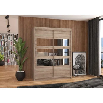 Sliding wardrobe with mirror FLORENTO 150
