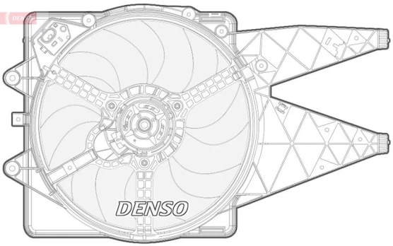 Ventiliatorius, radiatoriaus DENSO DER09092
