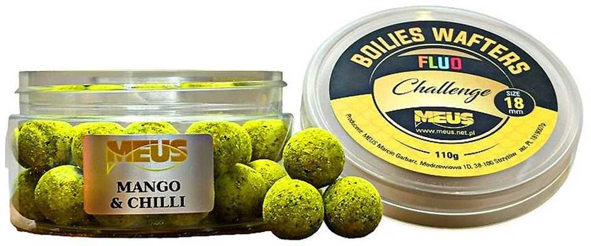 Meus Challenge Fluo Wafters 18mm - Mango & Chilli