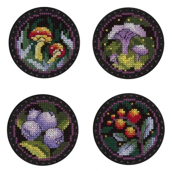 Cross stitch kit "Forest Stories. Badges. Magnets" ST-1023