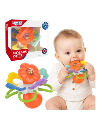 WOOPIE BABY Rattle Sensory Teether Flower 0m+