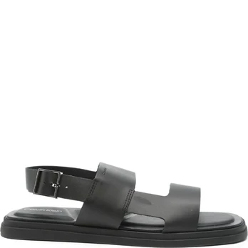 Basutės vyrams, Juoda, Back strap buckle sandals