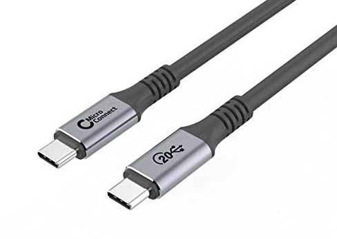 Kabelis USB MicroConnect USB-C - USB-C 3 m Juodai-sidabrinė (USB3.2CC3)