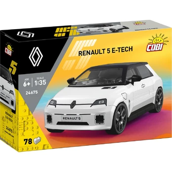 COBI Renault 5 E-TECH baltas 78kl 24675