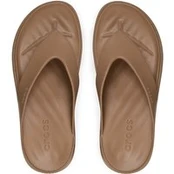 Šlepetės per pirštą Crocs Getaway Platform Flip 209410 Ruda