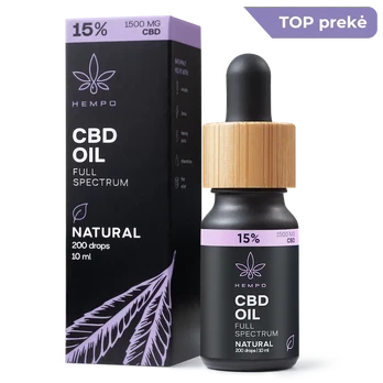 15% CBD aliejus (pilno spektro)