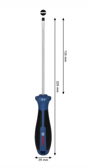 LPR BOSCH ATSUKTUVAS SL 0,8 x 4 x 125mm /BOSCH LINE