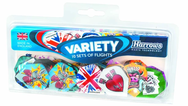 Darts sparneliai HARROWS VARIETY PACK 10x3vnt