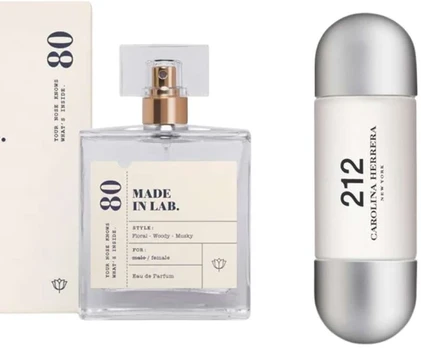 Made In Lab Įkvėpti Carolina Herrera 212 80 100ml.
