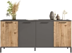 Komoda Kalune Design RL4-AA 956LCS1587, ruda/antracito kaina