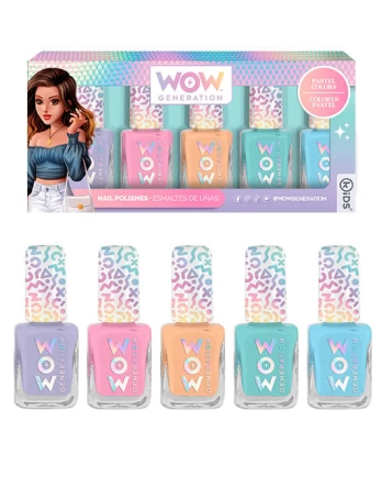 WOW Generation - Nail Polish Pack Of 5 Bottles (WOW00018-314-CDU)
