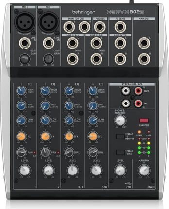 Behringer XENYX 802S - analoginis garso maišytuvas