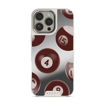 Cue - iPhone 16 Pro Case, Elite Mirror Light (MagSafe) / Silver
