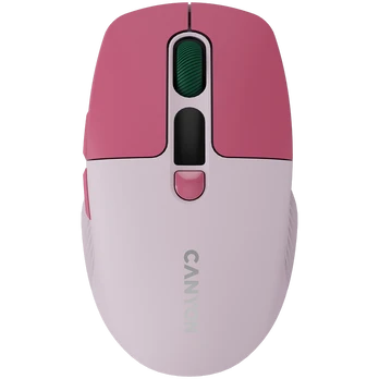 CANYON pelė MW-26 LCD Silent Dual Mode Wireless Rožinė