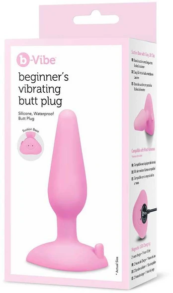 B-VIBE Vibruojantis analinis kamštis pradedantiesiems