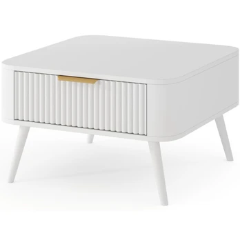 Chavelle Coffee Table, Modern, White