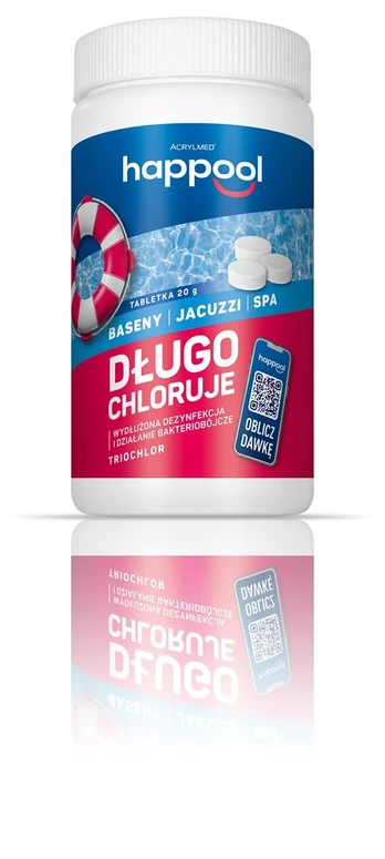 Acrylmed TRIOCHLOR Slow-release chlorine tablets, 1kg