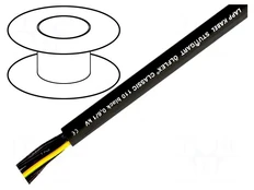 Wire | ÖLFLEX® CLASSIC 110 BK | 7G0,75mm2 | unshielded | 0.6/1kV | PVC kaina
