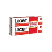 Lacer Dantų pasta Antiplaque Anticaries 2x125ml kaina