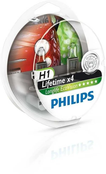 Philips Lemputės H1 LongLife EcoVision