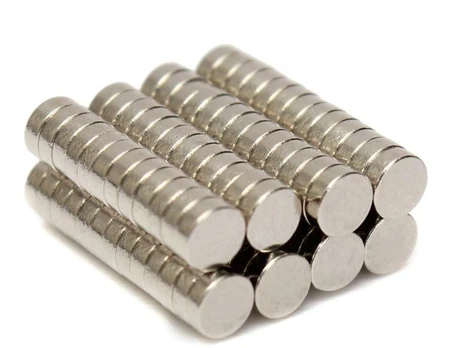 Neodimio magnetas apvalus 3x1mm N38 10vnt