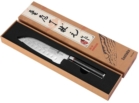 TuoTown Damasko plieno Santoku peilis, 18 cm