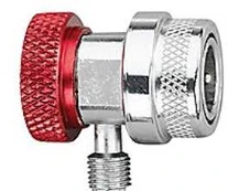 Refco Manufacturing Refco RC01-R - Serviceventil til bil A/C, 1/4'' SAE, Rød