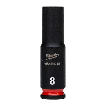 MILWAUKEE NASADKA UDAROWA DŁUGA 1/4" 8mm SHOCKWAVE