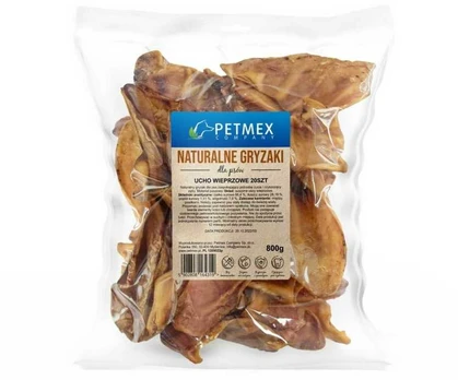 PETMEX Pork ear - dog chew - 20 pcs.
