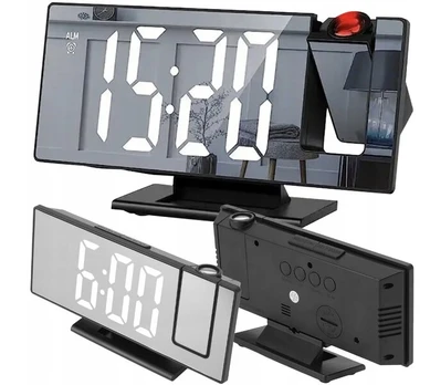 Stalinis laikrodis su LED projektoriumi 4in1