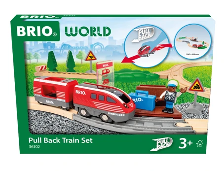 BRIO - Pull Back Train Set (36102)